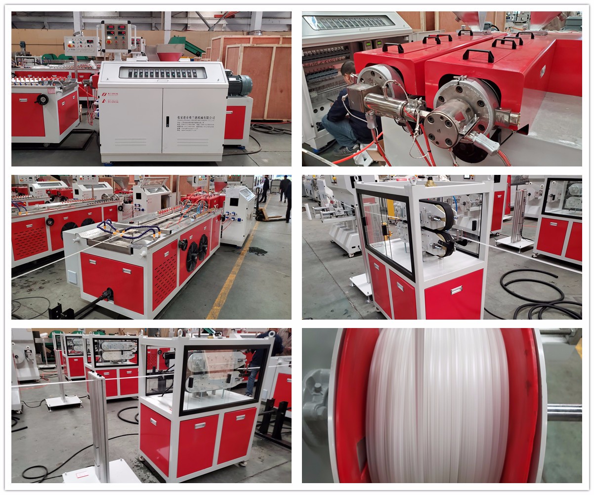 plastic sealing strip extruder